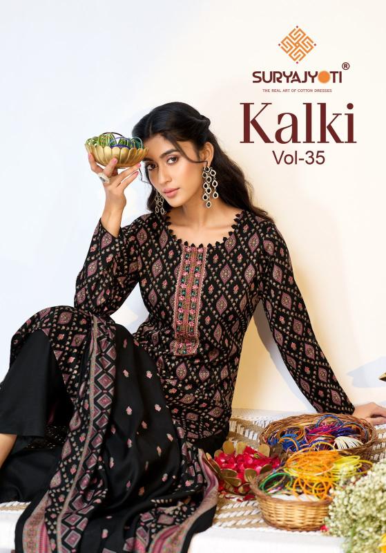 Suryajyoti kalki vol-35 wholesale dress material surat gujarat  - wholesale export